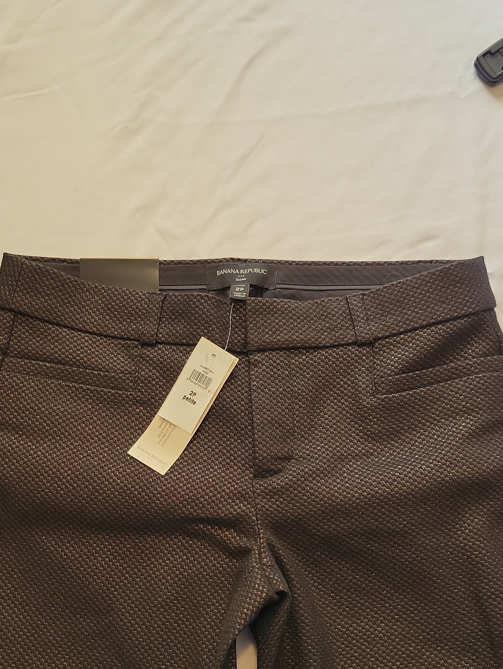 Banana Republic Sloan Shine Slim Ankle Pant NWT